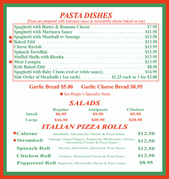 Photo of Menu