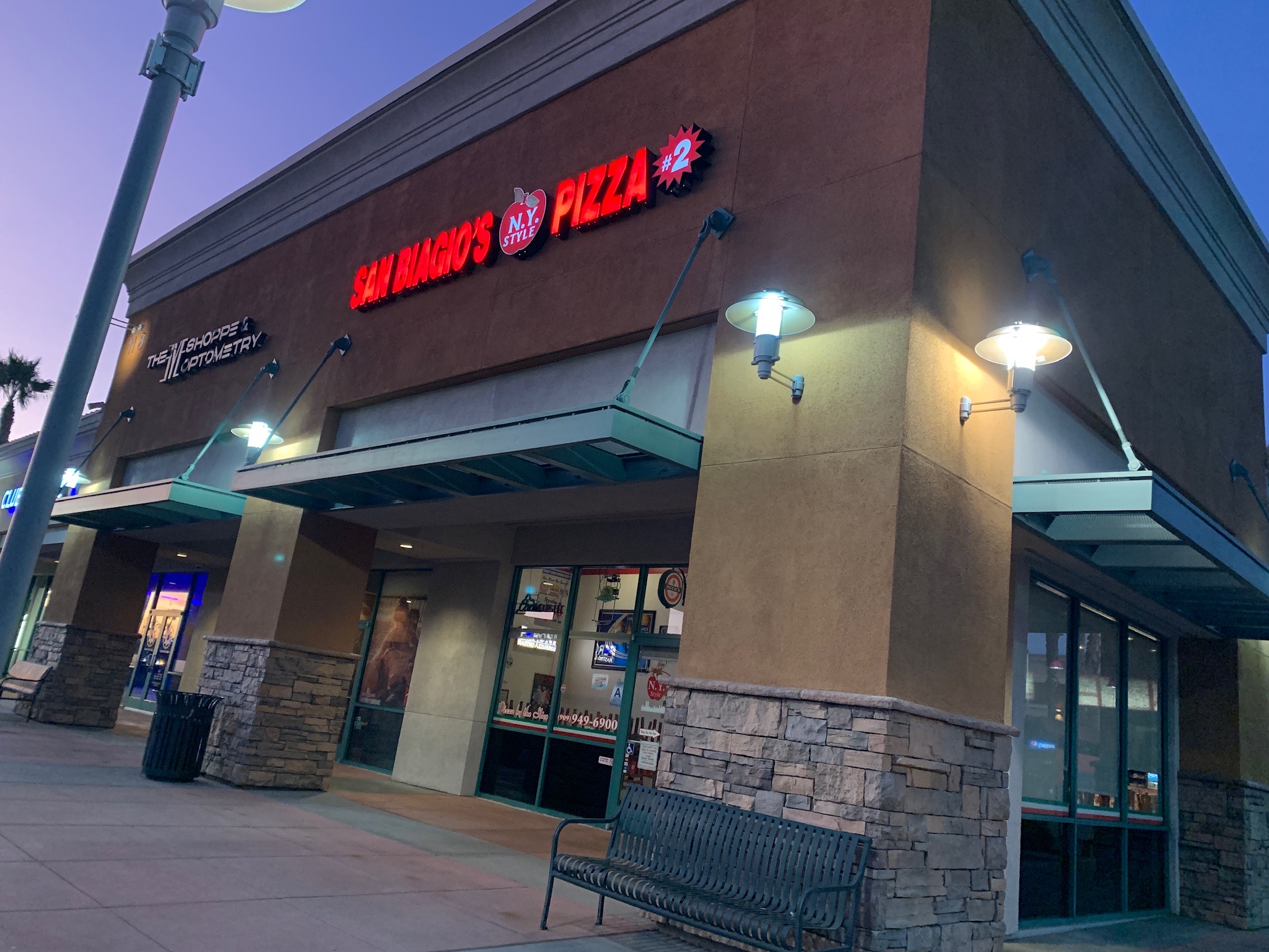 Photo of the front of the restraunt